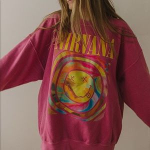 ❣️NWT Nirvana Smile Overdyed Sweatshirt